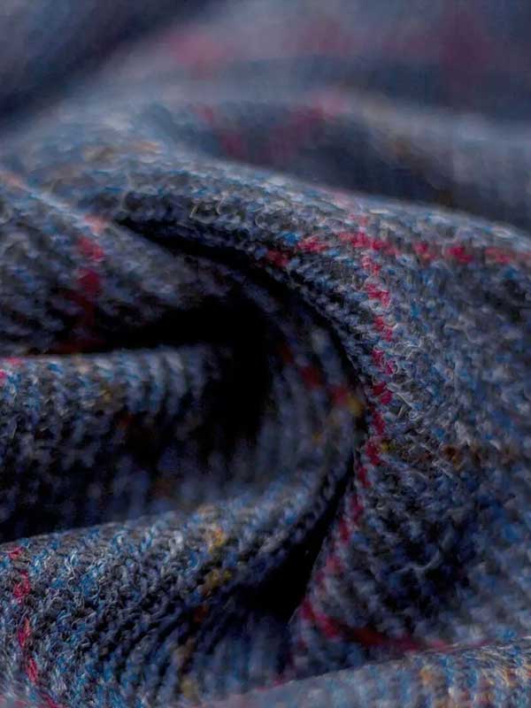 Harris Tweed Weste ''Wales'' In Scottish Blue