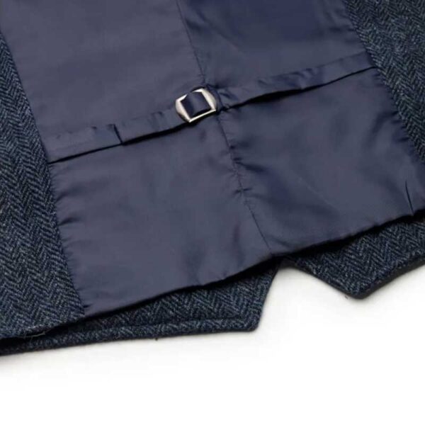 Harris Tweed Dalston Weste Mitternachtsblau