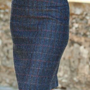 Bleistiftrock aus Harris Tweed 613