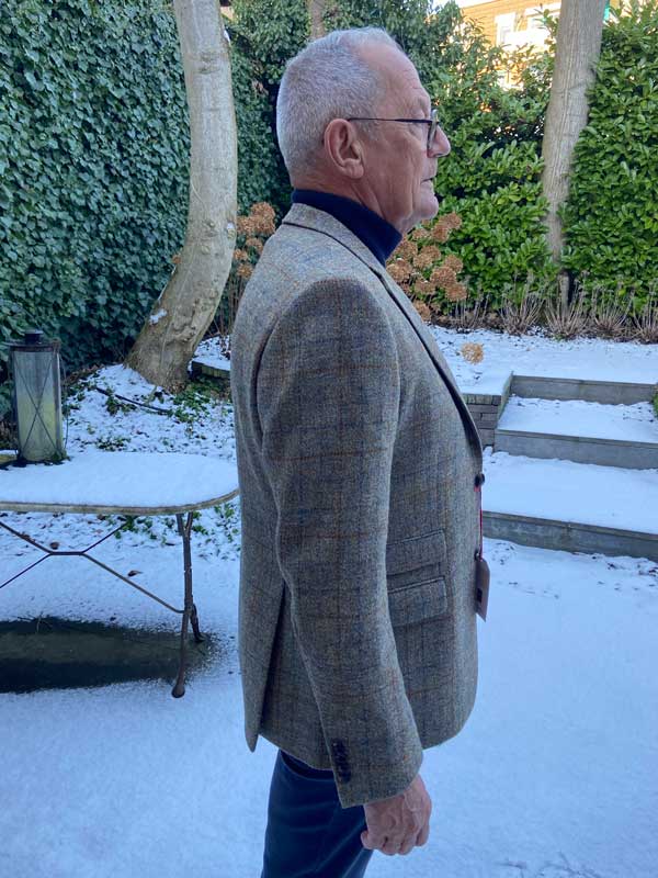 Harris Tweed Sakko Duke's Forest Im Walnut Check