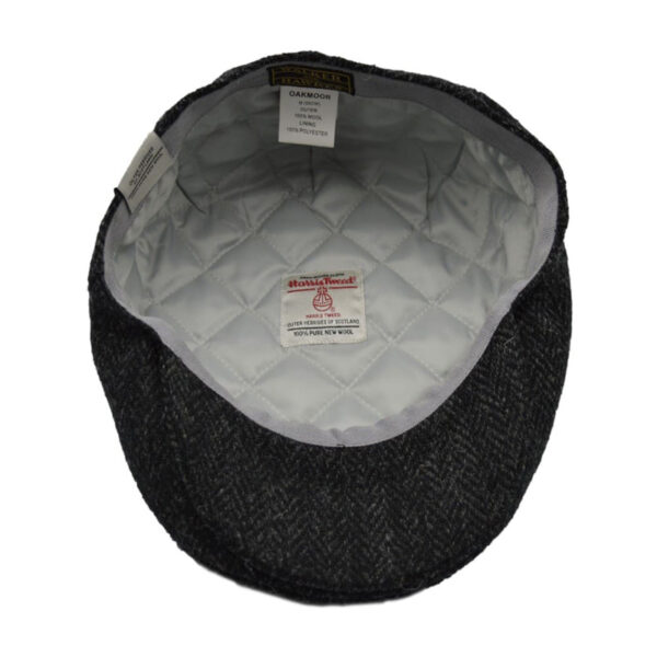 Flat Cap Harris Tweed Oakmoor Gun Metal