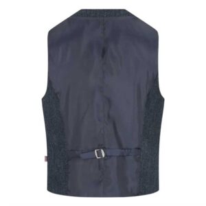 Harris Tweed Dalston Weste Mitternachtsblau