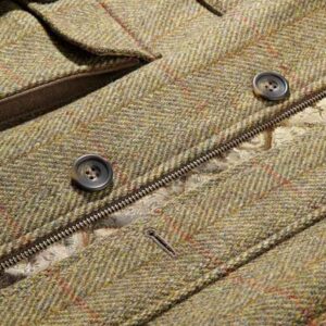 Harris Tweed Field Coat, Boyd Coat - Mustard