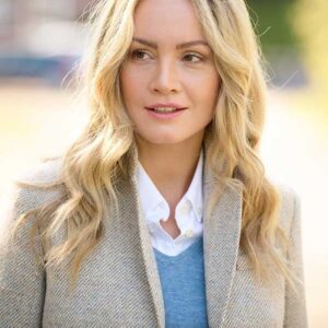 Harris Tweed Blazer ”Carola” in Cream Tweed