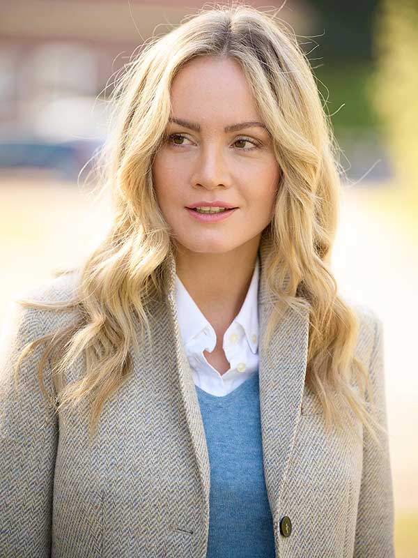 Harris Tweed Blazer ”Carola” in Cream Tweed
