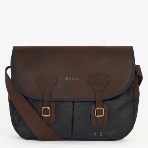 Barbour Tasche Wax Leather Tarras Navy
