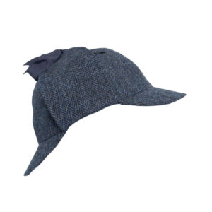 Harris Tweed Deerstalker Hut Watson Mitternachtsblau