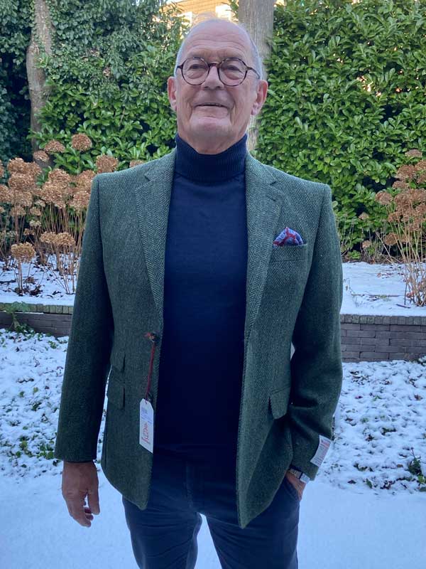 Harris Tweed Sakko Duke's Forest Green Herringbone