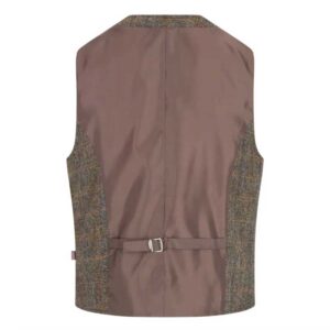 Harris Tweed Dalston Weste Clinton Brown