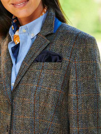Harris tweed Damen Blazer 631