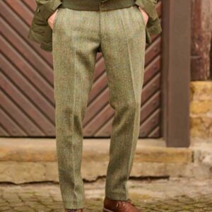 Harris Tweed Hose ”Mr. Miller ” in light green