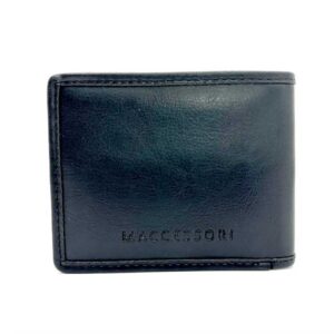 Harris Tweed Bifold Münzgeldbörse in Anthrazit