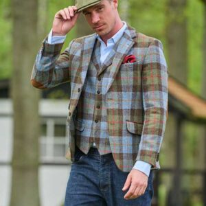 Harris Tweed Sakko im Highland Check