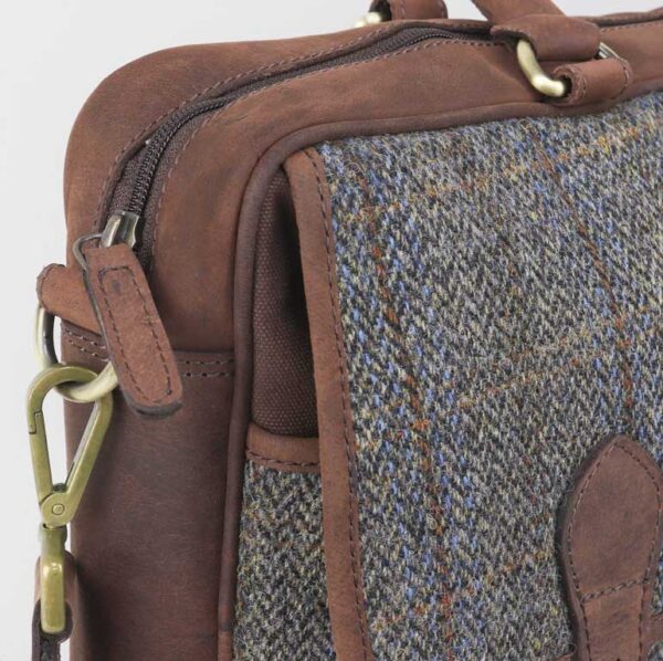 Brown Harris Tweed Briefcase