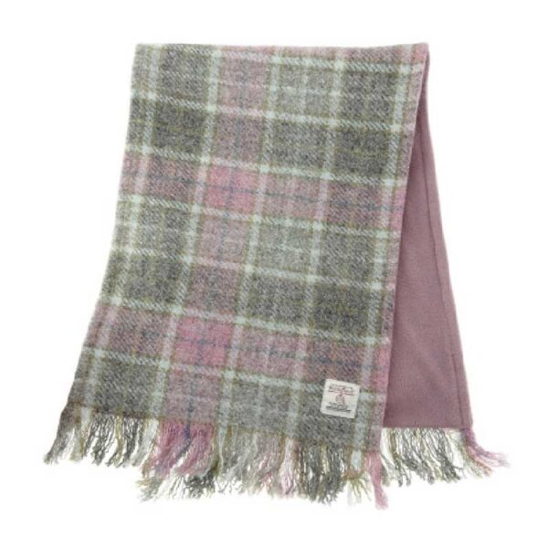Harris Tweed Schal In Zartrosa Buchanan