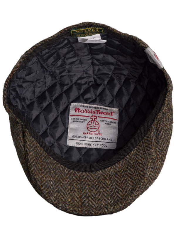 Klassische Harris Tweed Mütze