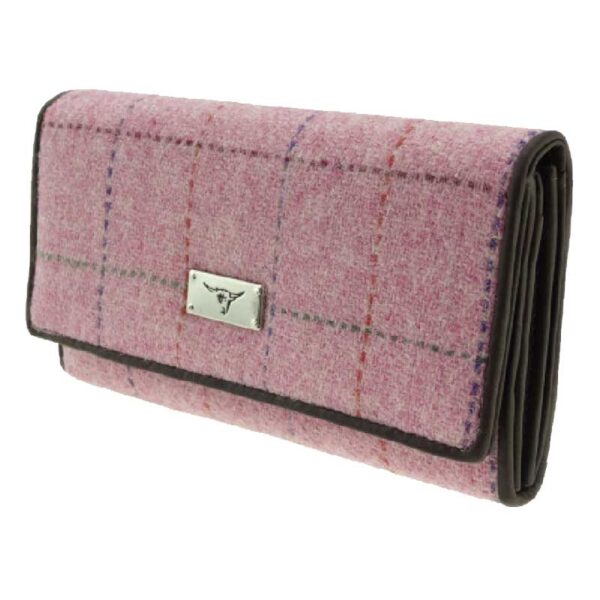Harris Tweed Handtasche Rosa Kariert