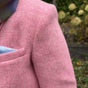 Harris Tweed Damenjacke Rosa Twill