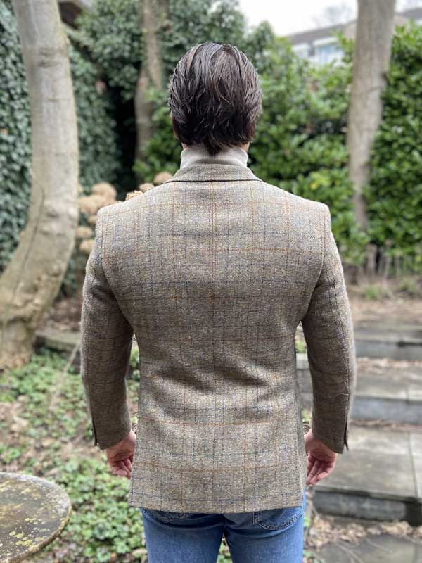Harris Tweed Sakko Duke's Forest Im Walnut Check
