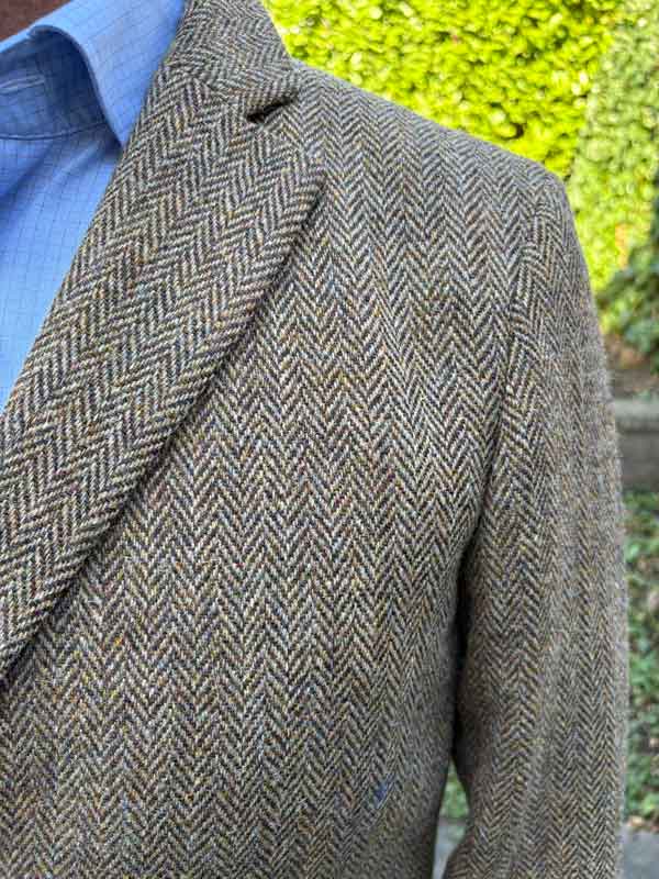 Harris Tweed Blazermantel “Barney” Für Herren In Country Herringbone