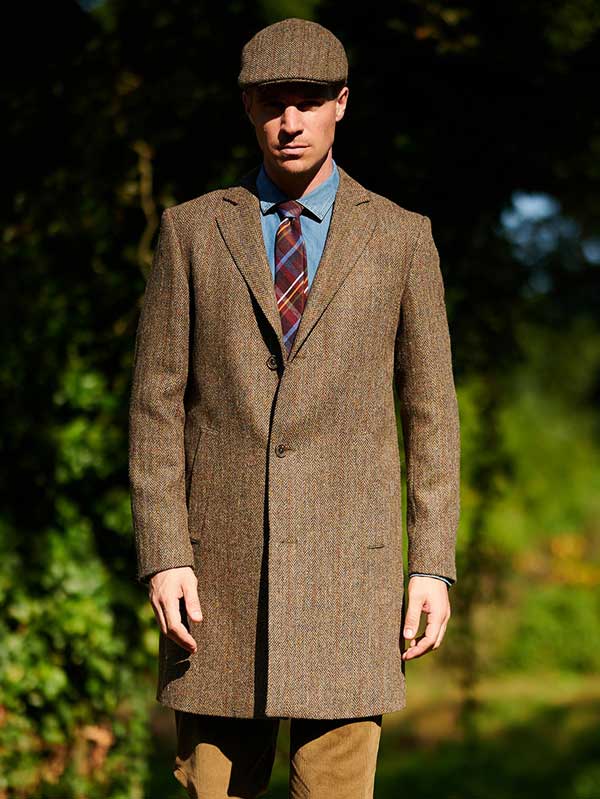 Harris Tweed Herren Mantel ”Barney” im Blazerstil