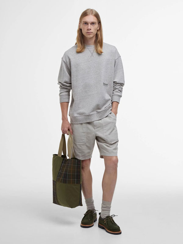 Barbour Tote Bag Transport Patchwork Olive