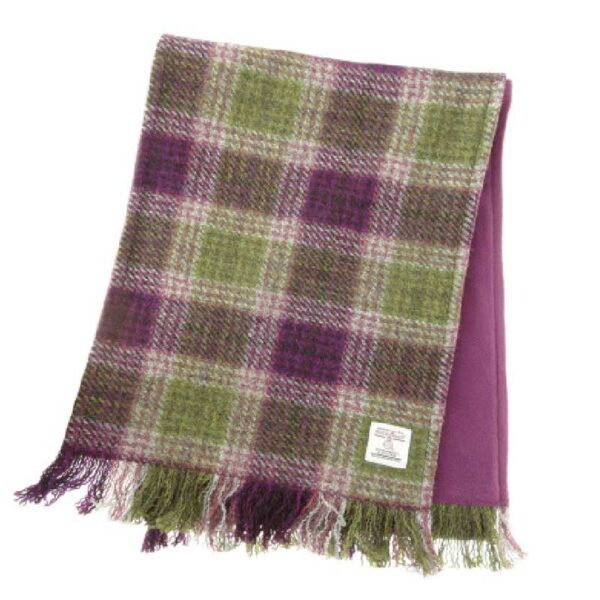 Harris Tweed Schal In Heather Check
