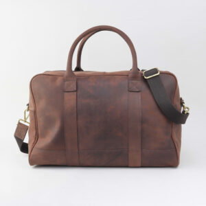 Blue Harris Tweed Holdall