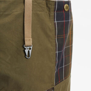 Barbour Tote Bag Transport Patchwork Olive