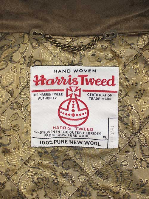 Harris Tweed Field Coat, Boyd Coat - Mustard