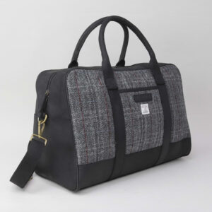 Grey Harris Tweed Holdall