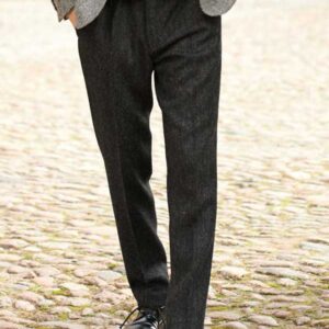 Harris Tweed Hose, 600 Charcoal