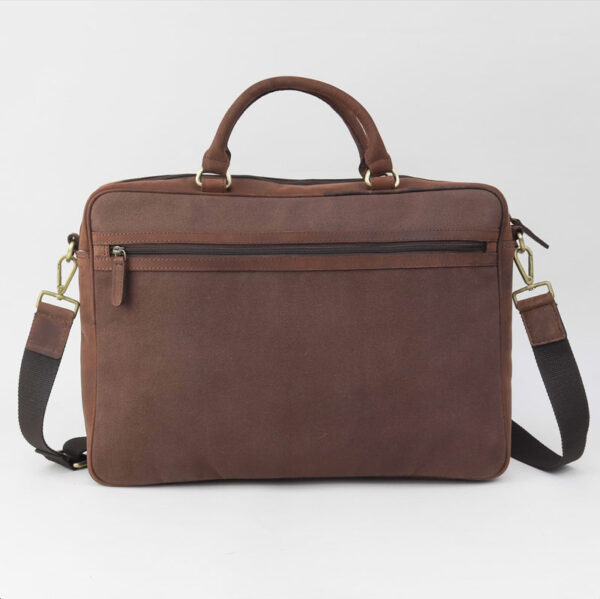 Brown Harris Tweed Briefcase