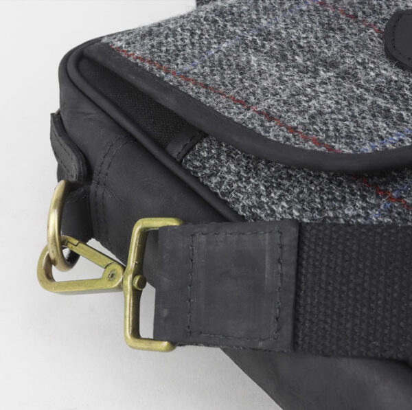 Grey Harris Tweed Holdall