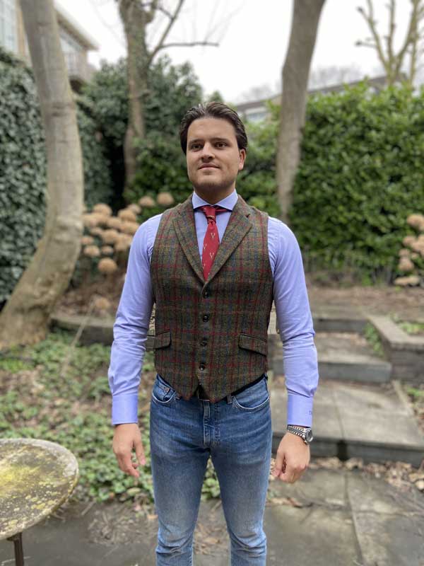 Harris Tweed Weste 650