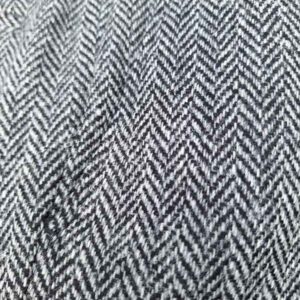 Harris Tweed Hose ''Mr. Miller " Im Black Herringbone