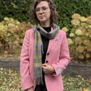 Harris Tweed Damenjacke Rosa Twill