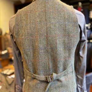 Harris Tweed Weste Grun 630