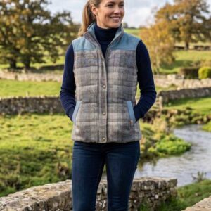 Harris Tweed Bodywarmer „Lisa“ In Queen Check