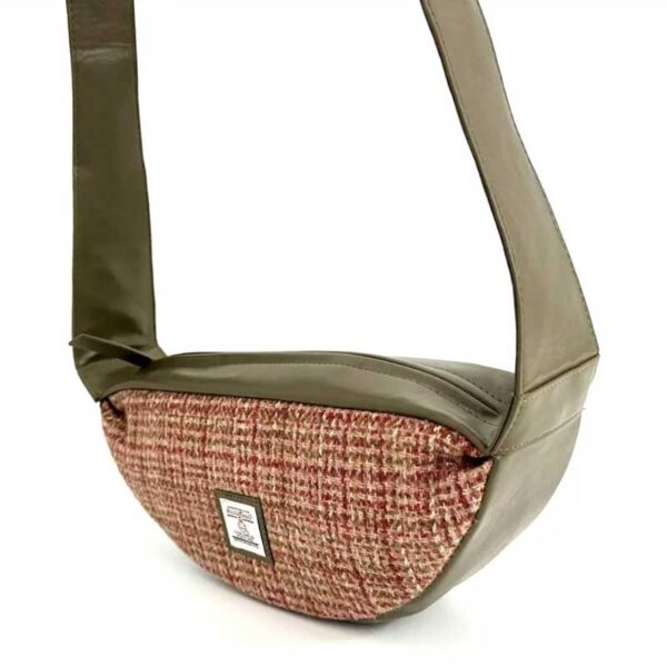 Harris Tweed Umhängetasche in Ahorn