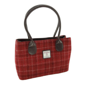 Harris Tweed 'Cassley' red check