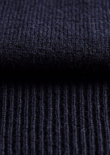 Alan Paine Lammwolle Pullover Rundhals Navy