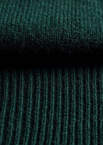 Alan Paine Lammwolle Pullover Rundhals Flaschengrün
