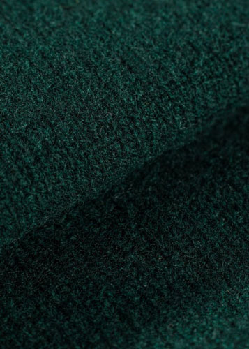 Alan Paine Lammwolle Pullover Rundhals Flaschengrün
