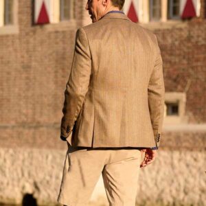 Sommersakko im Braunen Check