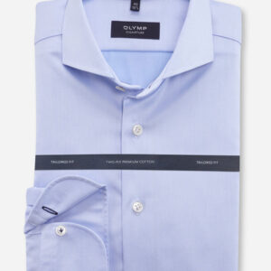 Olymp Tailored Fit, Signature Cutaway, Hellblau