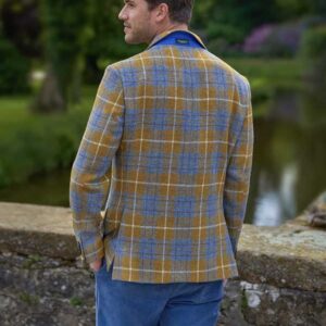 Harris Tweed Sakko ''London'' Im Amber Check