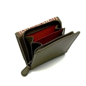 Harris Tweed Trifold Geldbörse, Ahorn