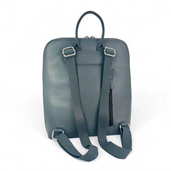 Harris Tweed Rucksack in Türkis-Fischgrätmuster
