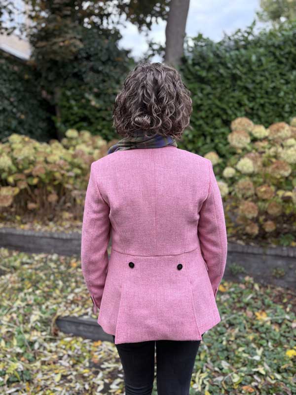 Harris Tweed Damenjacke Rosa Twill
